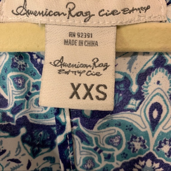 American Rag TIE Back Flutter Sleeve Croptop - Picture 2 of 5